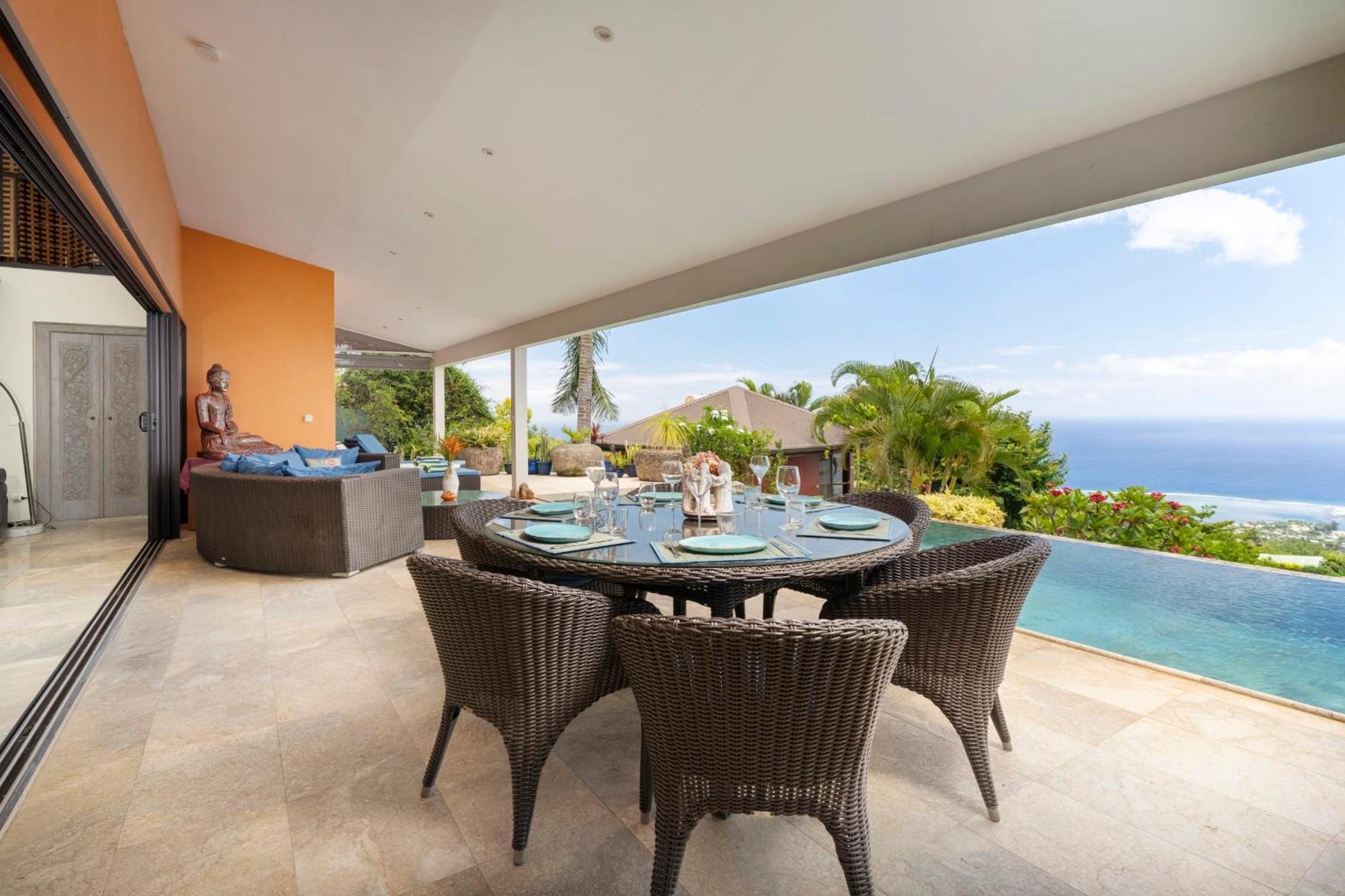 Magnifique Villa Vue Mer Exceptionnelle - Ireina Punaauia  Exterior foto